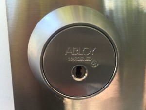 Abloy Deadbolt front view