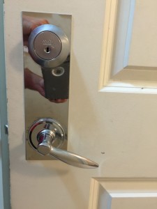 Abloy Deadbolt front Door view