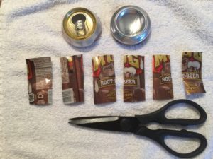 Making Padlock Shims for Aluminum Can